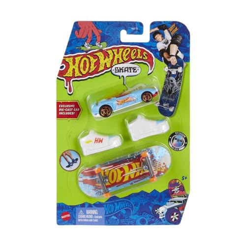 Skateboard Hot Wheels Skate en métal pour les enfants amateurs de glisse urbaine dès 5 ans