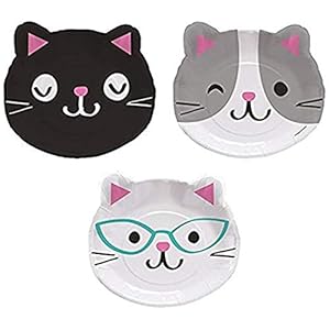 Creative Converting Katzen-Purrfect Party Teller 23cm