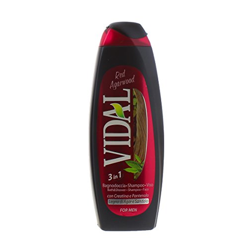Vidal Red Agarwood Bagnodoccia e Shampoo per Uomo