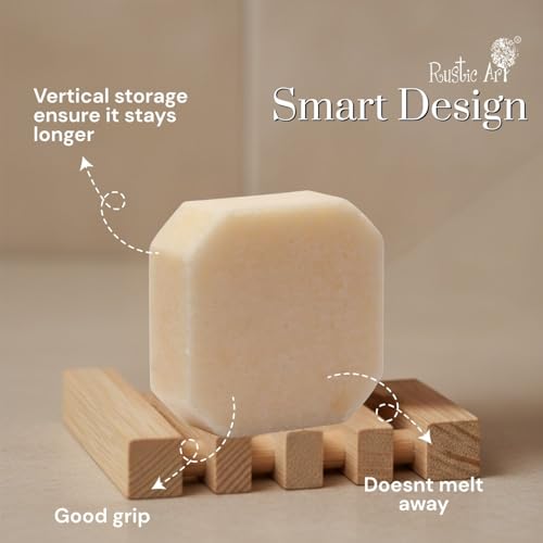 Image of Natural Amla Shikakai Shampoo Bar (Shampoo Bar + Conditoner Bar) | Hair Fall Control & Scalp Cleansing | Methi, Ginger & Mango Butter | Sulphate & Paraben Free | Rustic Art