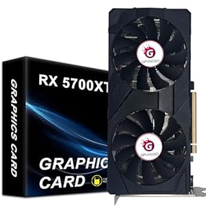 Radeon RX 5700 XT 8GB Graphics Card GDDR6 2560SP 256bit Computer Graphics Cards GPU PCI-e 4.0 x16 HDMI/DisplayPort*3 Interface,AMD Video Cards for PC Gaming and Office, Support Up to 8K