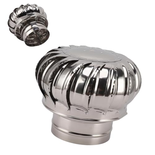 Turbina eólica doméstica contra el gasto de luz con ventilador extractor de tejado inoxidable