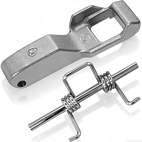Upgraded MFG63099101 Washer Door Lock Strike Replacement Part,Compatible with LG Kenmore Elite Washing Machine Door Latch Hook Kit with Spring,Replaces 4026ER4004B 2674973 for WM3170CW/3670HVA/3050CW