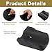 XLIUAX 2 Pack Rollator Armrest Pads, Universal Replacement Upright Walker Forearm Pad Arm Support Stand Up Handle Cushions, Black