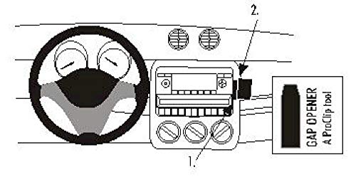 ProClip 853651 Staffa per Auto ad Incastro Center Mount