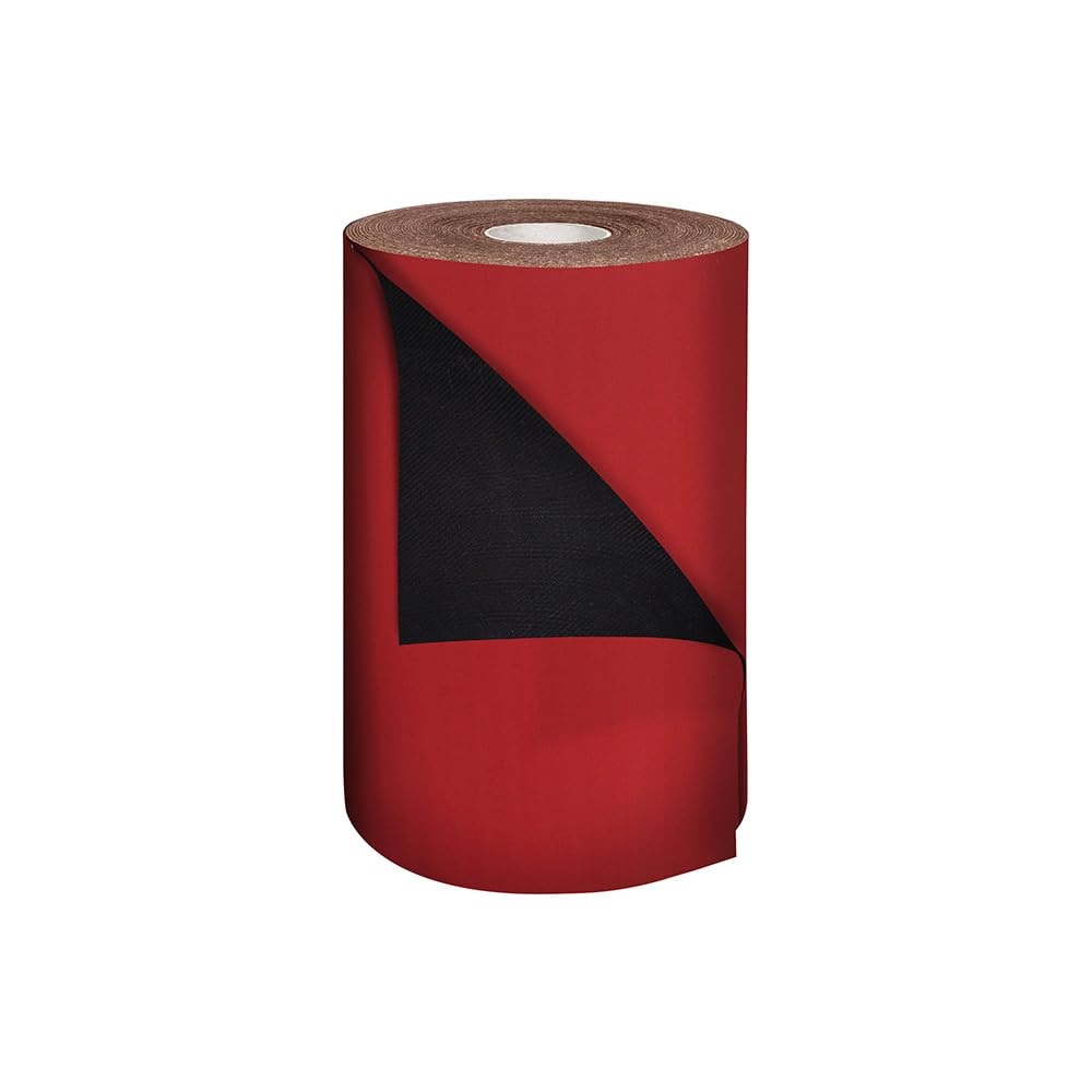OLIVO.shop ROTOLO STYLE Tapis de cuisine sur mesure, tapis de cuisine antidérapant, tapis de cuisine pvc, 6 couleurs et différentes tailles. (50 x 400 cm, rouge)