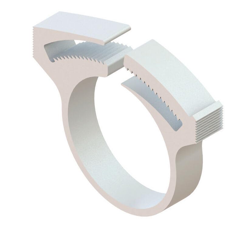 Essentra, SHC-26, Quick Assembly Hose & Tubing Clamps - Plastic Hose Clamps in) Side Diameter Range - 9.9-11.9 mm (.391 - .469 in) (100 Item/s)