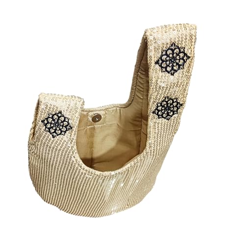 Image of Signature Potli Bag for Women - Sequin Knot Detail | Wedding & Cocktail Festive Statement Ethnic Handbag