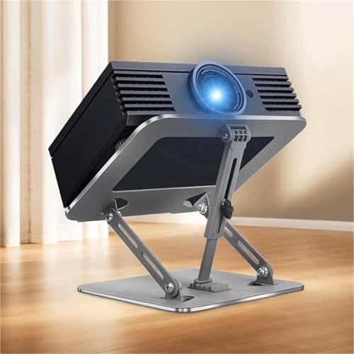 Soporte para proyector de altura ajustable con base metálica estable 7