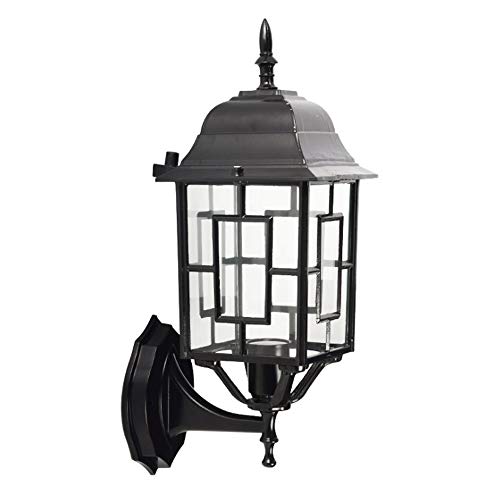 Lampe murale LED luxe en verre transparent pour villa et hôtel