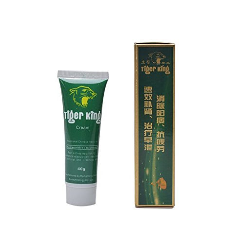Herbal Tiger King Penis Enlargement Cream Male Lubricant Sex Oil Penis Enlargement Thickening Cream Better Than Developpe Sex 40g X 2 pcs