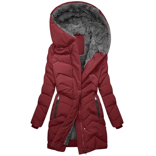 Women Long Padded Jacket Hoodies Outfits for Women Hooded Basic Winter Fall Outfit 2025 Y2K
