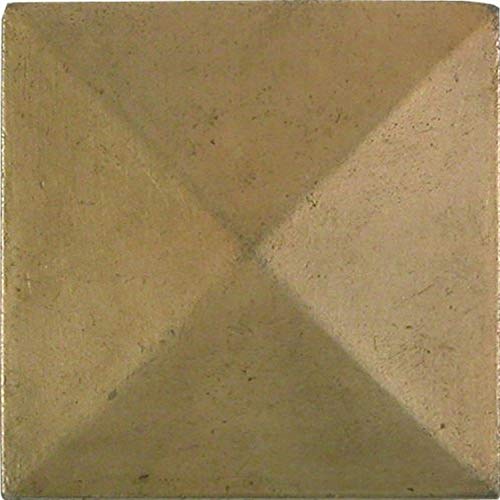 Brass Elegans 30PT-AB Pyramid Design Solid Metal 2-Inch X 2-Inch Accent Tile, Antique Brass Finish Brass Elegans 30PT-AB Pyramid Design Solid Metal 2-Inch X 2-Inch Accent Tile, Antique Brass Finish