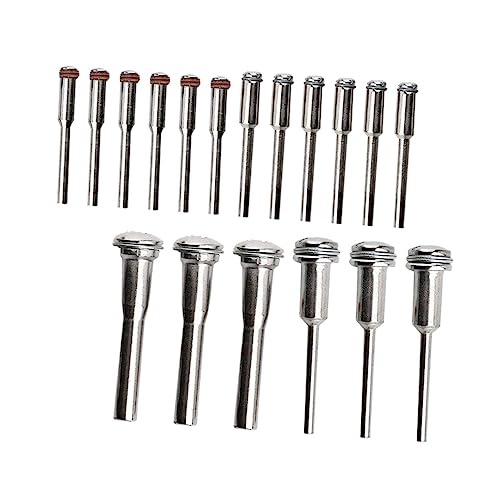 HOLIDYOYO 26Pcs Cutting Disc Holder with Screw Mandrel for Rotary Tools Compatible with Various Abrasives Durable and Sturdy Design for Efficient Cutting and Grinding