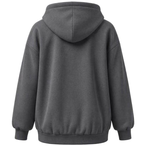 Men's Quarter Zip Hoodie Pullover Hooded Sweatshirts Long Sleeve Pullover - image 4