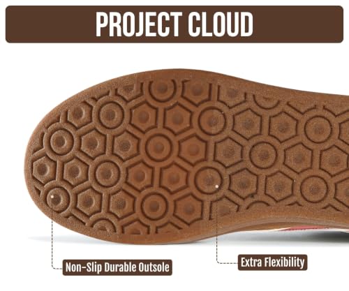 Image of Project Cloud Platform Sneakers for Women Footwear - Memory Foam Insole Womens Shoes, Lightweight and Non-Slip Sole Lace Up Fashion Sneakers for Women 2026 (Volley)