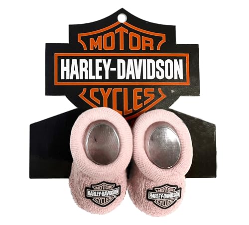 Image of Harley-Davidson Baby Boys' Infant Cozy Knit Bootie Socks