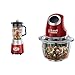 Russell Hobbs Glas-Standmixer Retro rot,Retro-Anzeige, 20.000 U/min, Smoothie-Maker 25190-56 & Mini Zerkleinerer Desire, Ein-Hand-Bedientaste, 500ml Glasbehälter inkl. Deckel, Gemüsezerkleinerer