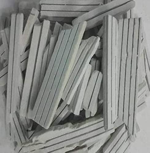 Brighty 70 Pcs Slate Grooves Crunchy Soft Natural Earthy Slate Grooves Crumbs Billiards Solid Chalk (70 Sticks)