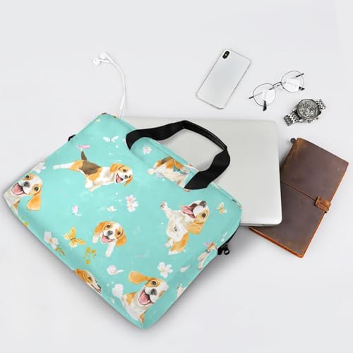 Maletín bandolera para laptop 15.6 pulgadas turquesa miniatura 7