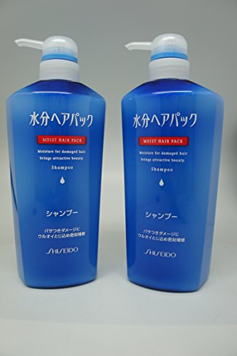 Shiseido Ft Suibun Aquair Moist Hair Pack Shampoo - 600ml (Pack of 2)