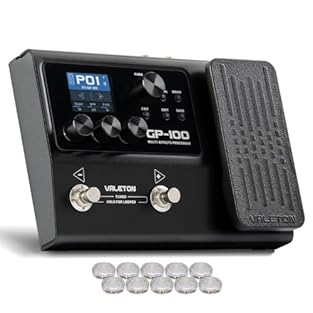 140 Built-in Guitar/Bass/Acoustic Effects with 45 Legendary Amp Models and 40 carefully selected IR Cabinet Simulations, 24-bit 44.1kHz Signal Processing 100 Built-in Drum Rhythms and 90 Seconds Looper, 198 Presets, Adjustable Signal Chain with Maxim...