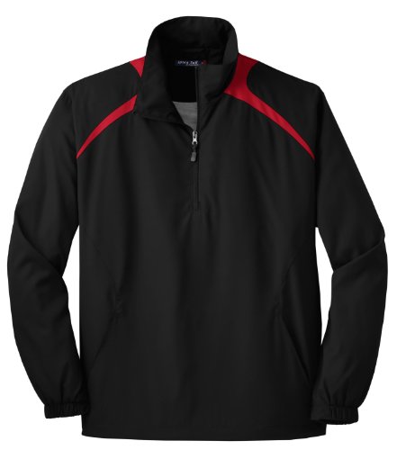 Amazon.com: SPORT-TEK Unisex Half Zip Wind Shirt | Windbreaker