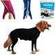 Shed Defender Body Suit for Dogs – Original –Anti Shedding Shirt, Reduce Dog Hair, Dog Onesie Surgery Recovery Suit, Anxiety, Calming, Car Seat Cover, E-Collar, Hot Spots, Jumpsuit(Black, L)