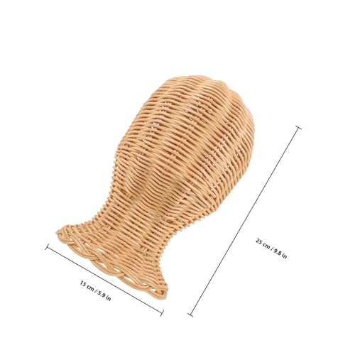 Support beige de qualité supérieure en rotin pour préserver vos chapeaux - 3