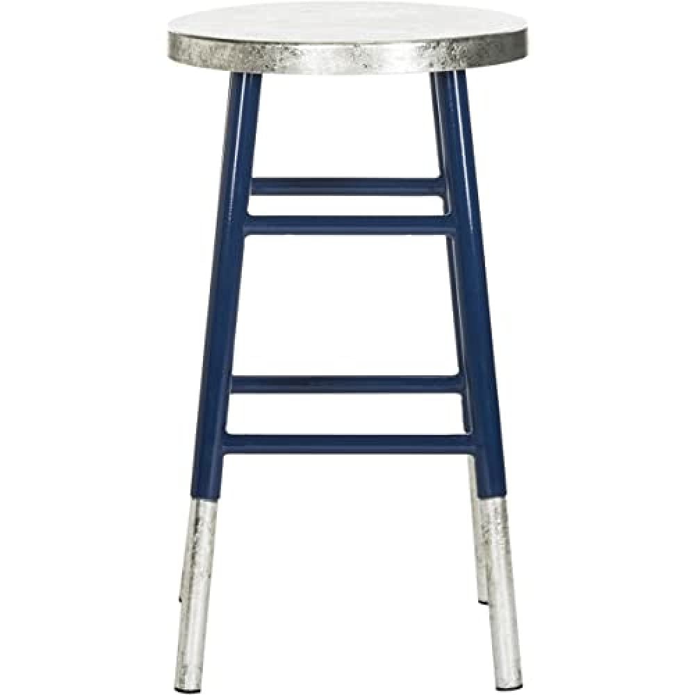 Tabouret de bar Safavieh EAF3211C en métal haut de gamme au design épuré 61 cm