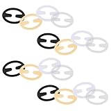 Mikovivi 16uds Clips Tirantes de Sujetador para Espalda Cruzada, de Plástico Ovalados Antideslizantes para Vestidos Mujer y Niña (4 Colores)