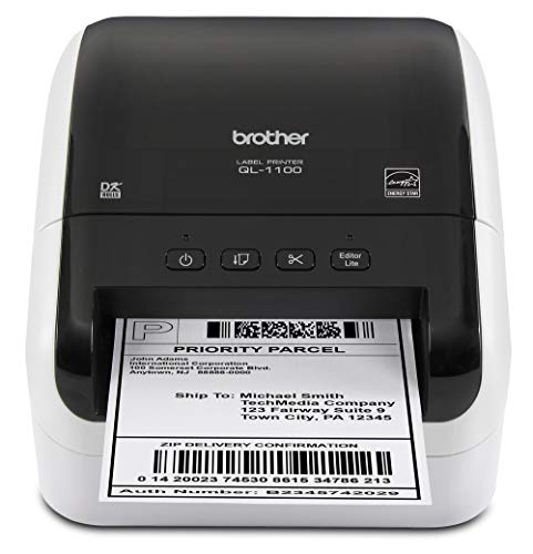 Brother BRTQL1100 - QL-1100 Direct Thermal Printer - Monochrome - Desktop - Label Print - USB