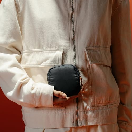 Image of DailyObjects Carbon Black Easy Square Pouch