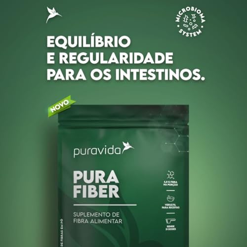 Kit 2X: Pura Fiber Fibra Solúvel Puravida 250g
