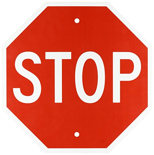 Panneau de signalisation carré Brady 115589 en aluminium pour marquage extérieur