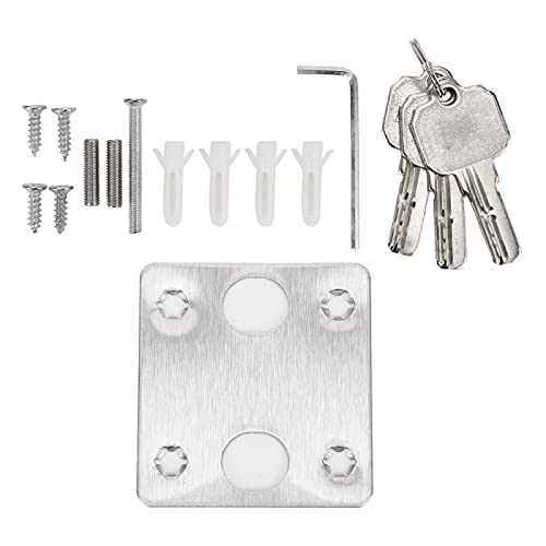 Leapiture Split Fechadura Interna Empurrar Porta Deslizante Buraco Fechadura de Porta de Vidro Livre