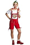 Material: 100% Polyester Rubie\'s Karneval Damen Kostüm Trachten Hose Oktoberfest verkleiden Größe 42