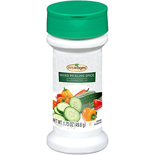 Mrs. Wages Mixed Pickling Spice, 1.75 Oz Shaker Bottle, Pack of 6