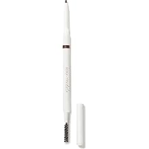 jane iredale PureBrow Precision Pencil, Retractable Ultra-Fine Pencil + Spoolie Defines, Fills Gaps, Fluffs, Water-Resistant, Smudge-Proof Formula