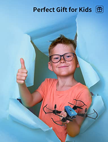 Drone For Kids 8-12, Attop 1080P Hd Live Video Mini Drone With Camera For Kids, Beginner Friendly With 1 Key Fly/Land/Return, Safe Design With Low-Battery Warning Emergency Stop ,Drones With Camera For Adults With 360° Flips/3 Speeds/164Fts Control Range/20 Mins Flight Time #TOP6