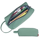 Fmeida Aesthetic Pencil Case - Spacious, Waterproof, Portable with Carrying Handle - Practical Penci