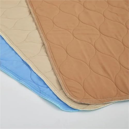 Coussin de lit lavable bleu avec couches absorbantes contre l'humidité