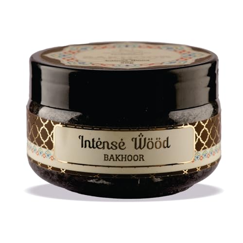 Image of Devdarshan Intense Wood Bakhoor (50g) Pack of 1| Premium Long-Lasting Oriental Aroma | Natural Resin for Home Fragrance, Meditation & Relaxation | Luxurious Scented Bakhoor