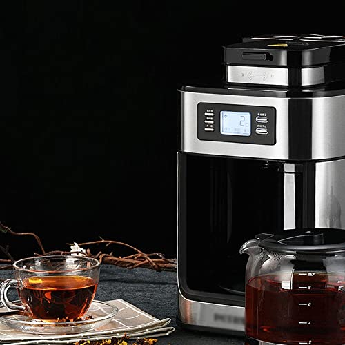 cvhtroe Espresso-Kaffeemaschine mit schäumendem Milchschaumstab, 1000 W Hochleistungs-Auslaufsichere 1,2-l… – Bild 4