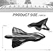 JNXIJ 10 PCS Car Diffuser Shark Fin Kit, Self-Adhesive Air Vortex Generator Roof Wing Decoration, Universal Vehicle Diffuser Replacement Compatible with Spoiler Roof Wing (Carbon Fiber)