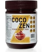 CocoZen Gourmet Almond Chocolate Spread, Sugar-Free, Keto-Friendly, Gluten-free, Responsibly Sour...