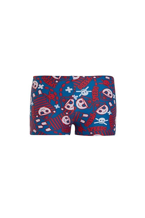 Speedo Fusion Fun Essential Aquashort Tots Swimwear, Blue, 09Y-image-9