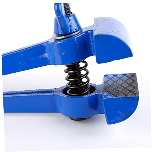 Pince à main serrer polyvalent Holibanna petit étau fixe bleu - 4