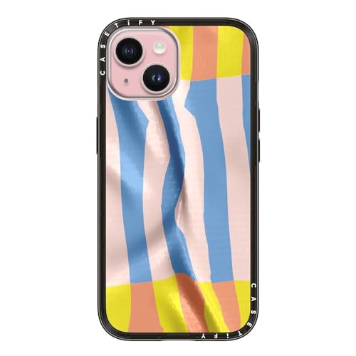 Coque iPhone 15 premium ultra fine et robuste en finition noir transparent CASETiFY