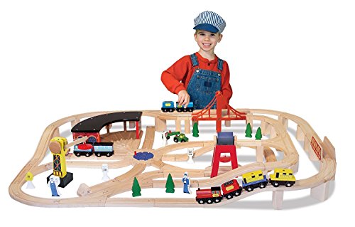 Melissa & Doug Eisenbahn-Set aus Holz